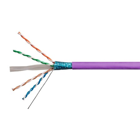 Monoprice Cat6 Ethernet Bulk Cable - Solid_ 550MHz_ STP_ CMR_ Riser Rated_ Pure 18616